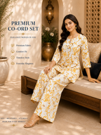 Premium Printed Women's Co-Ord Set | Elegant Comfort Fit