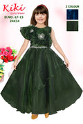 Kiki Girls Elegant Floral Party Gown – LF-15 (24×34)