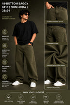 Premium  Baggy Jeans – Non Lycra Denim | Oversized Fit