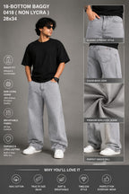 Premium  Baggy Jeans – Non Lycra Denim | Oversized Fit